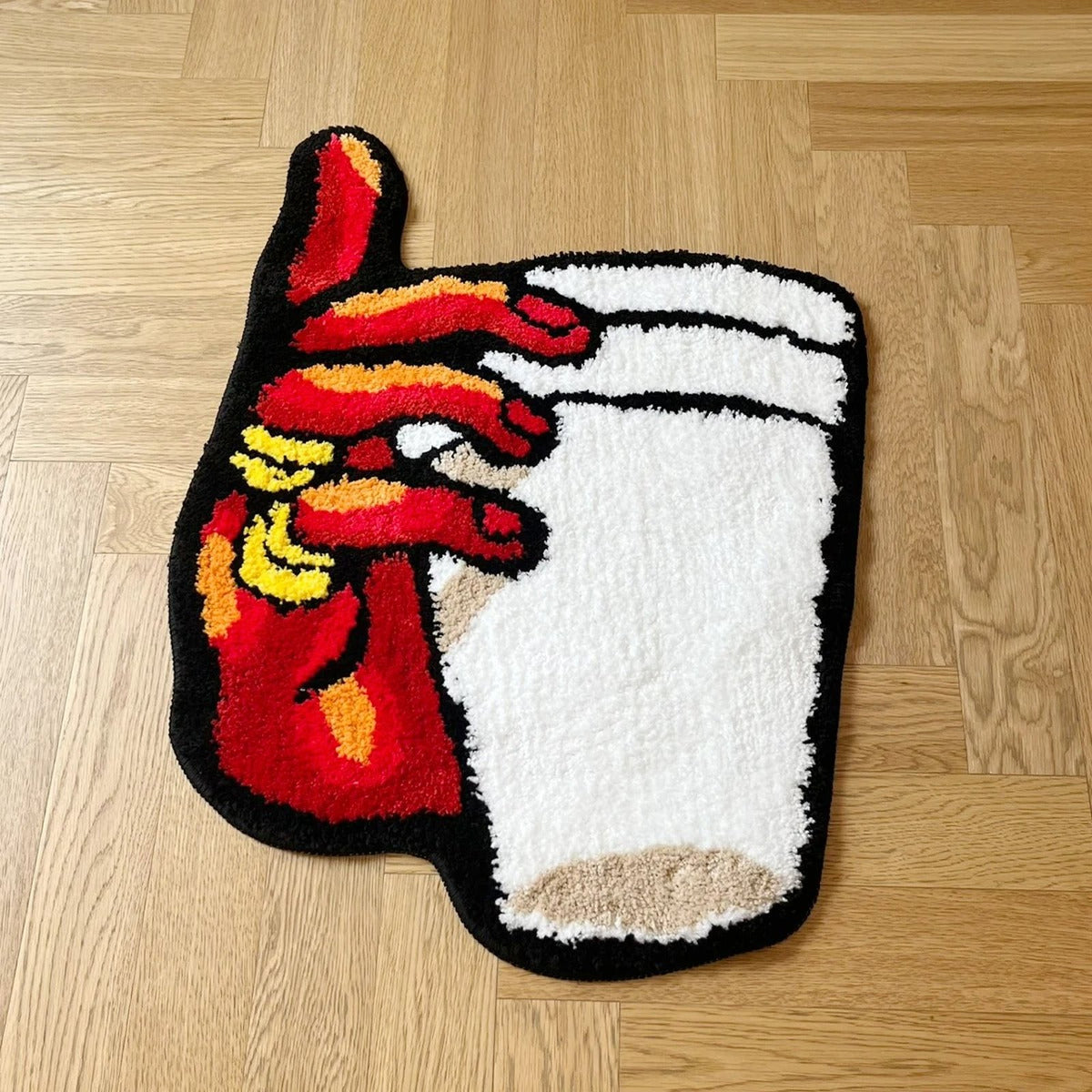 Soft Shag Vintage Bedroom Rug Hold My Cup - IMG