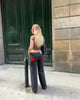Star Print Wide Leg Y2K Jeans Women