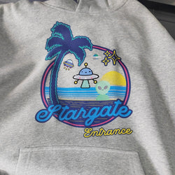 Stargate Entrance Oversized Fleece Hoodie - IMG