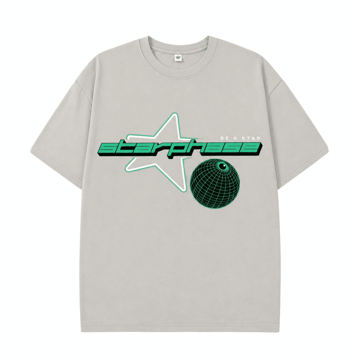 Starphase Sci-Fi Oversized Washed Graphic T-Shirt - IMG