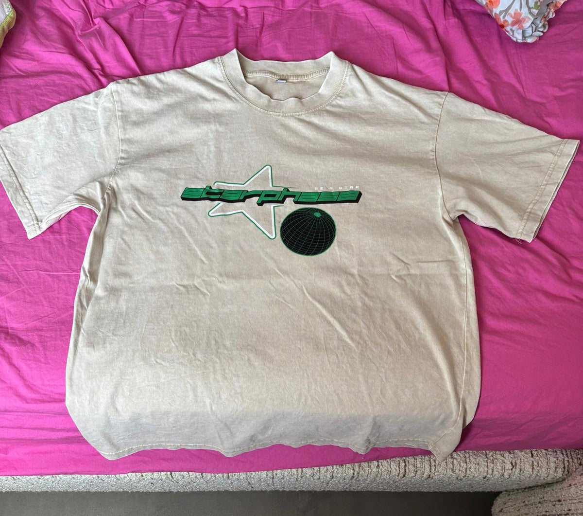 Starphase Sci-Fi Oversized Washed Graphic T-Shirt - IMG
