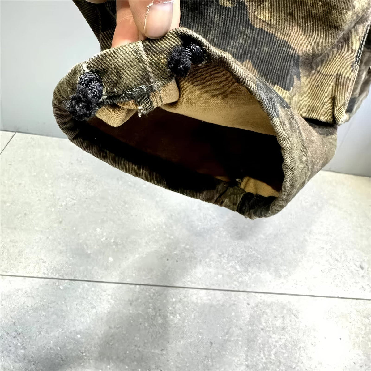 Tactical Multi-Pocket Camo Baggy Cargo Jeans - IMG