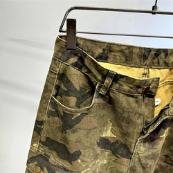 Tactical Multi-Pocket Camo Baggy Cargo Jeans - IMG