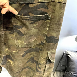 Tactical Multi-Pocket Camo Baggy Cargo Jeans - IMG