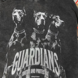 Team Doberman Oversized Washed Hoodie - IMG