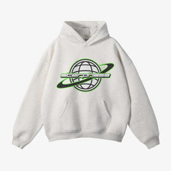 The Globe Oversized Fleece Hoodie - IMG