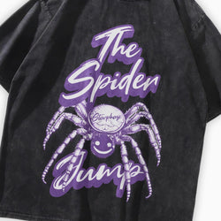 The Spider Jump Oversized Washed T-Shirt - IMG