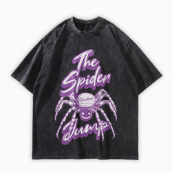 The Spider Jump Oversized Washed T-Shirt - IMG
