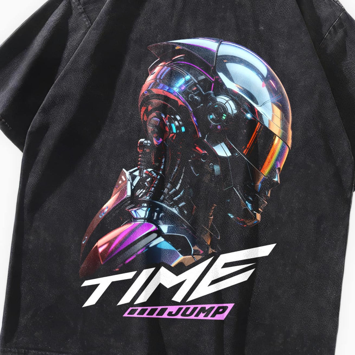 Time Jump Oversized Washed T-Shirt - IMG