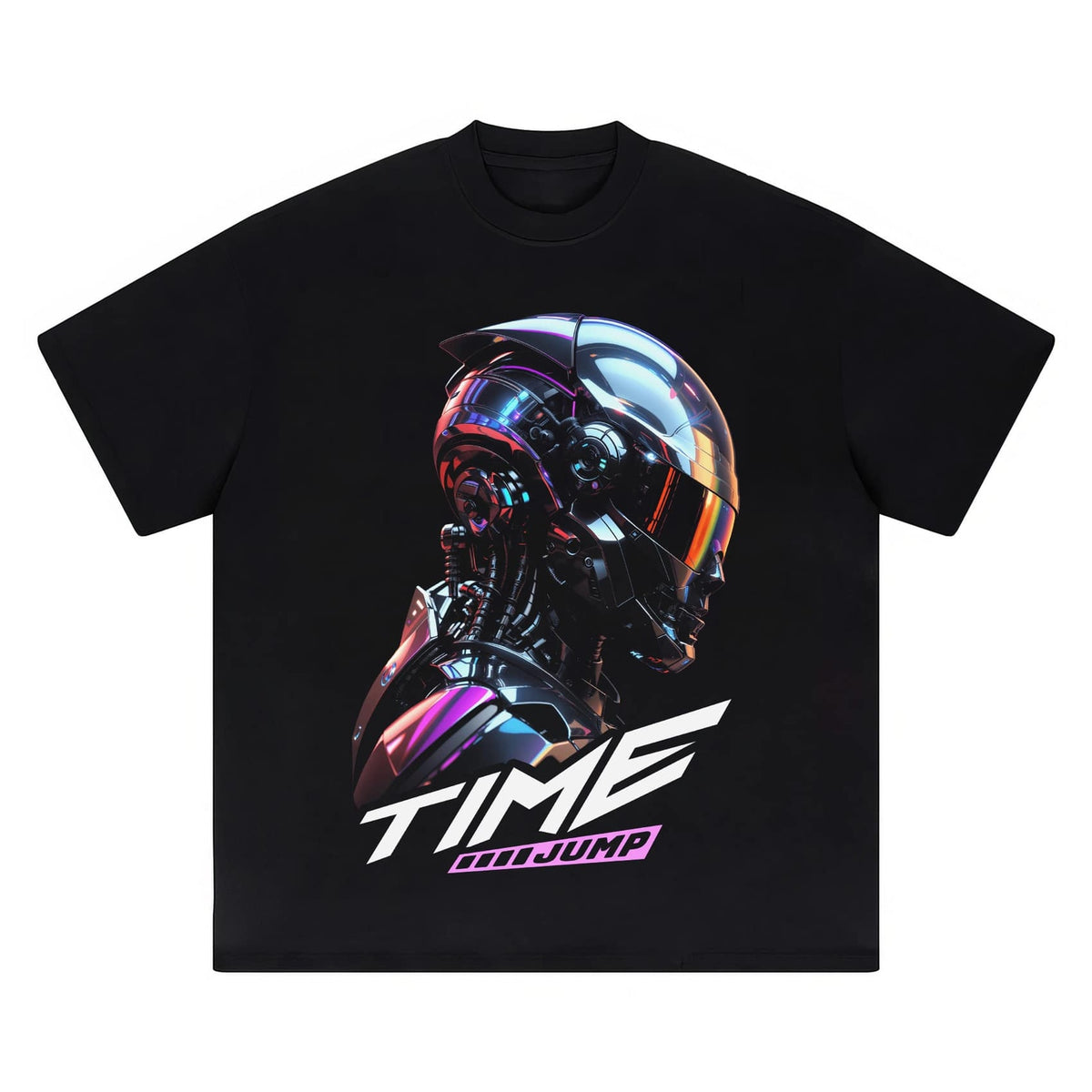 Time Jump Cyber Y2K Graphic T-Shirt - IMG