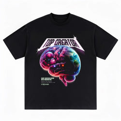 Top Creator Relaxed Fit Y2K Graphic T-Shirt - IMG