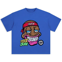 Y2K Street Art Cartoon Graphic T-Shirt - IMG