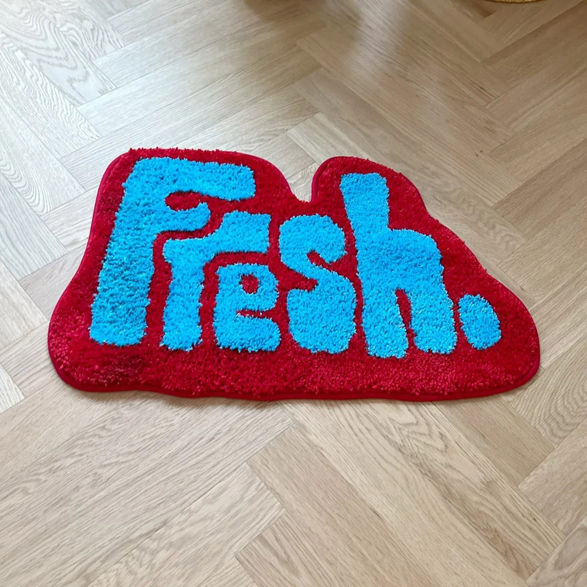 Tufted Flocked Statement Rug - IMG