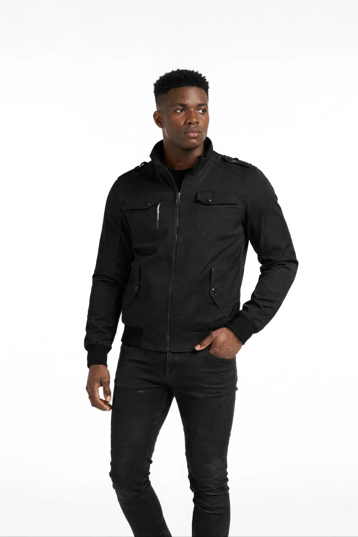 Urban Core Zip Jacket — Cotton-Lined Bomber - IMG