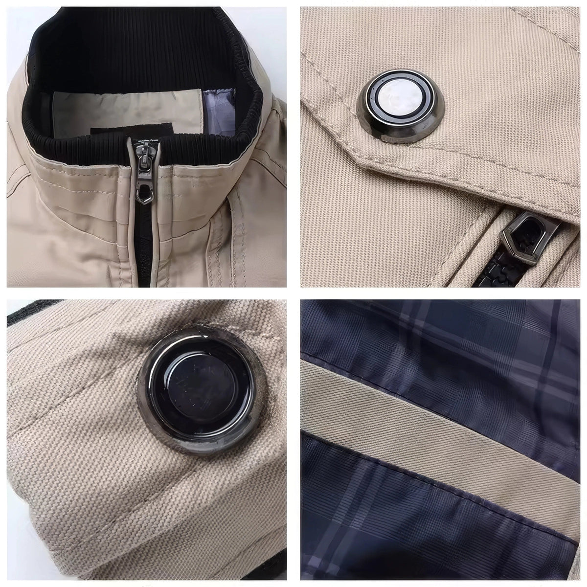 Urban Core Zip Jacket — Cotton-Lined Bomber - IMG