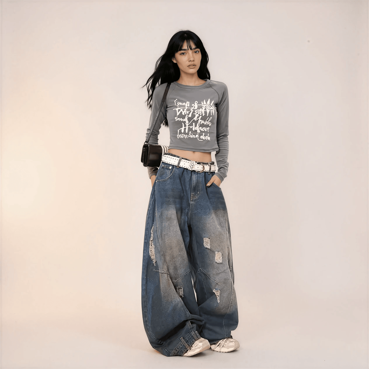 Vintage Wide Leg Y2K Jeans Women - IMG