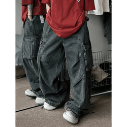 Y2K Baggy Cargo Jeans Women - IMG