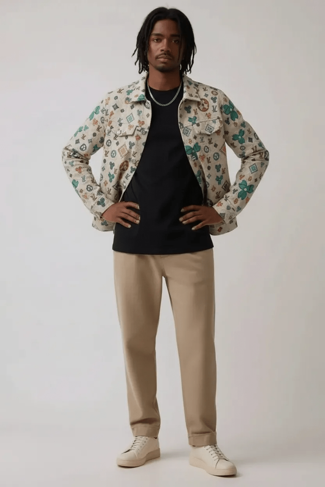 Y2K Monogram Statement Jacket - IMG