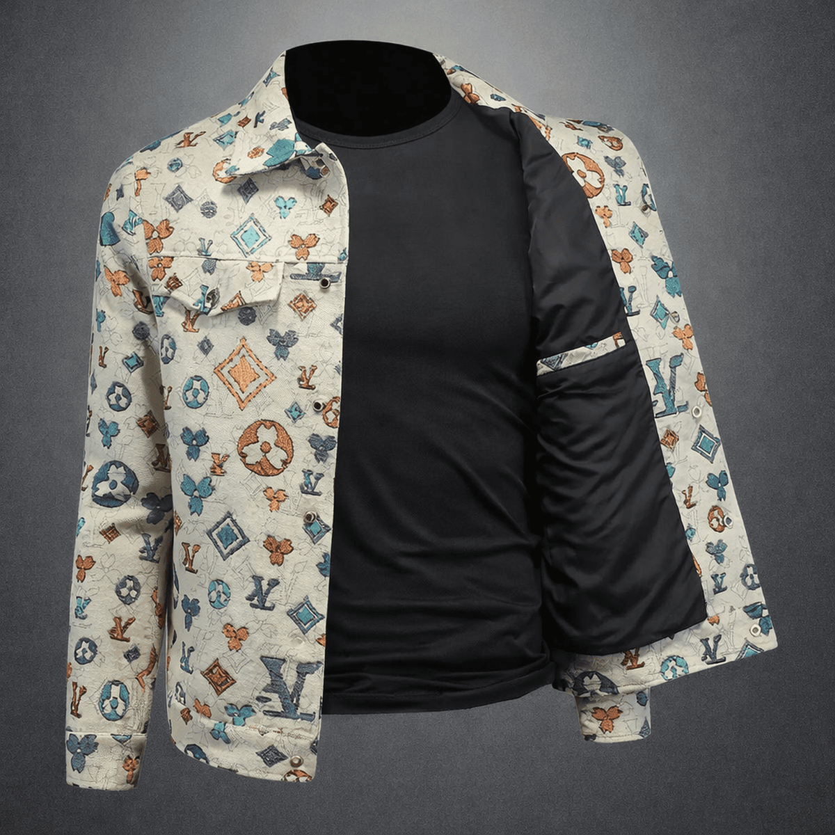 Y2K Monogram Statement Jacket - IMG