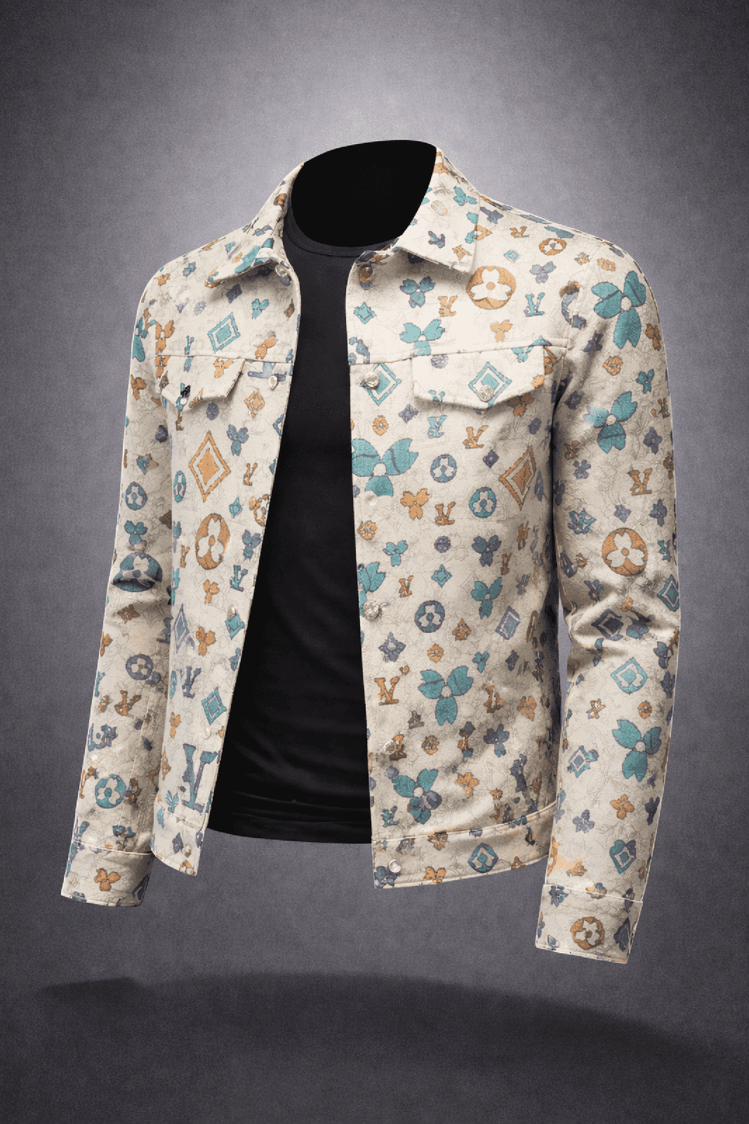 Y2K Monogram Statement Jacket - IMG