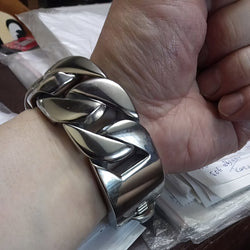 Big Curb Chunky Cuban Chain Hip-Hop Bracelet - IMG