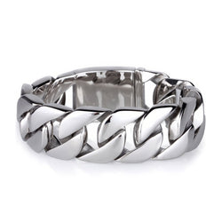 Big Curb Chunky Cuban Chain Hip-Hop Bracelet - IMG