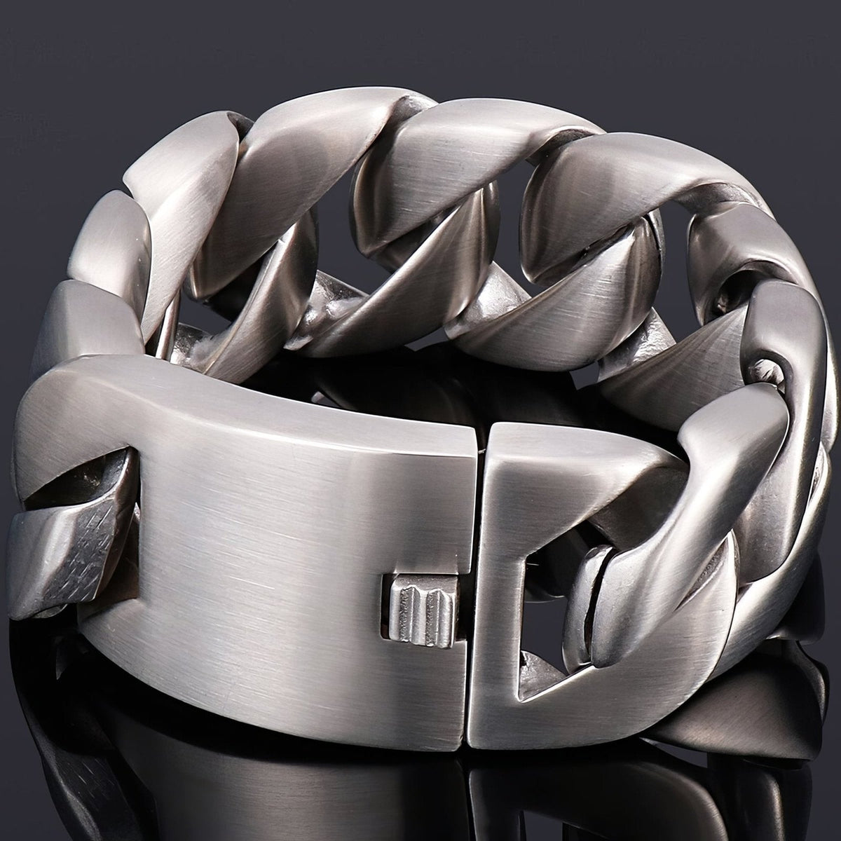 Big Curb Chunky Cuban Chain Hip-Hop Bracelet - IMG