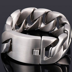 Big Curb Chunky Cuban Chain Hip-Hop Bracelet - IMG