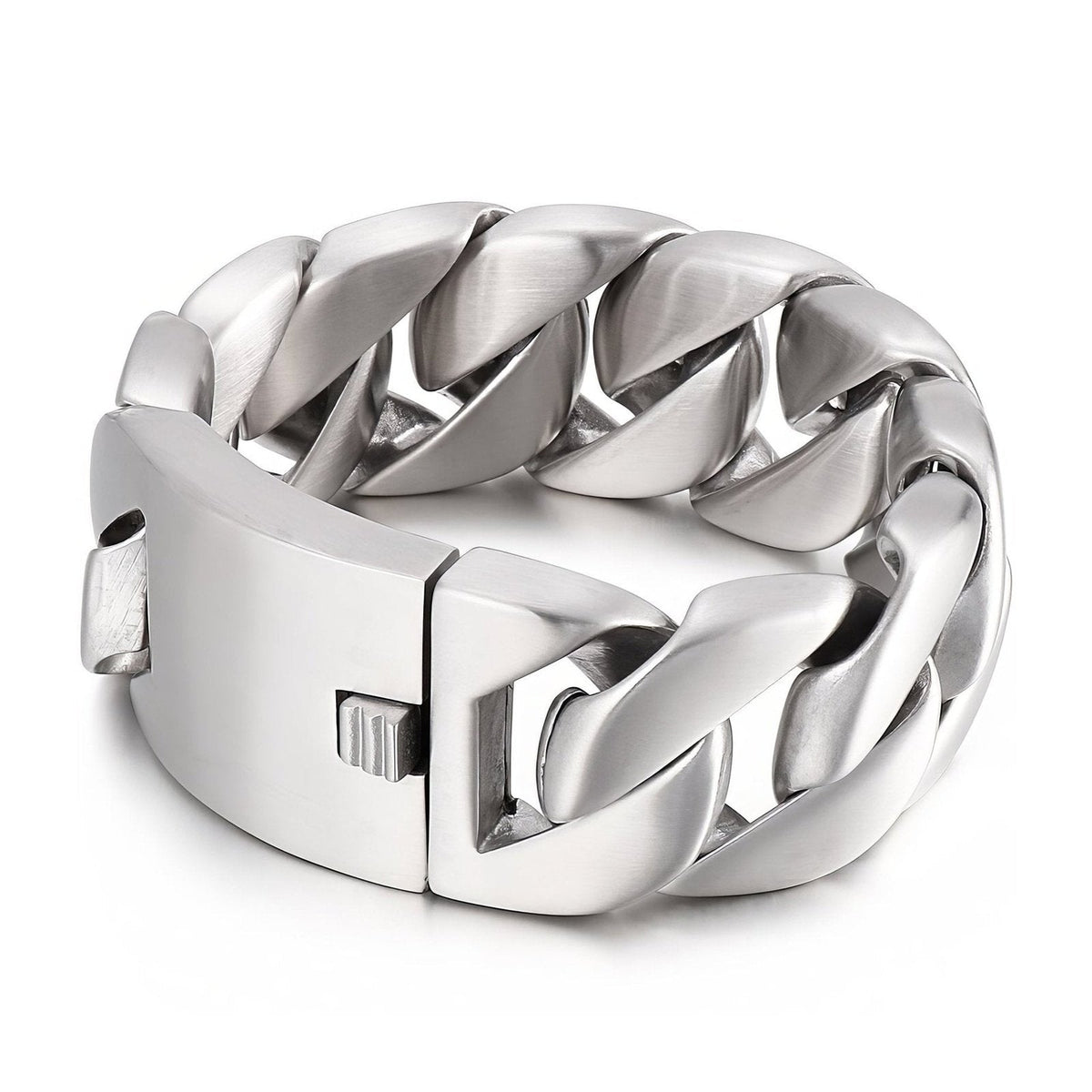 Big Curb Chunky Cuban Chain Hip-Hop Bracelet - IMG