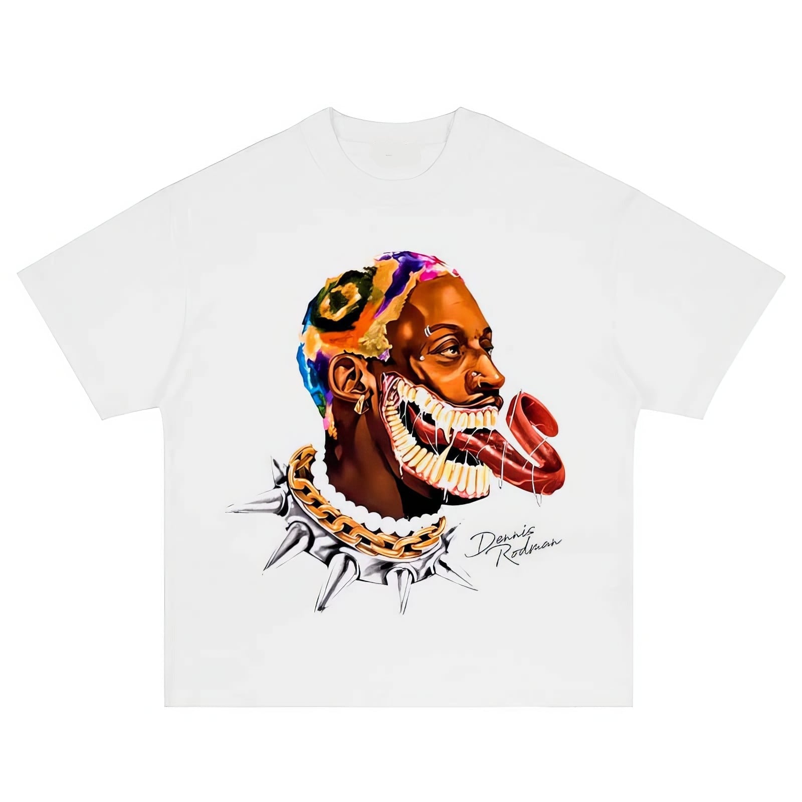 Dennis Rodman Venom Graffiti Print T-Shirt – Starphase