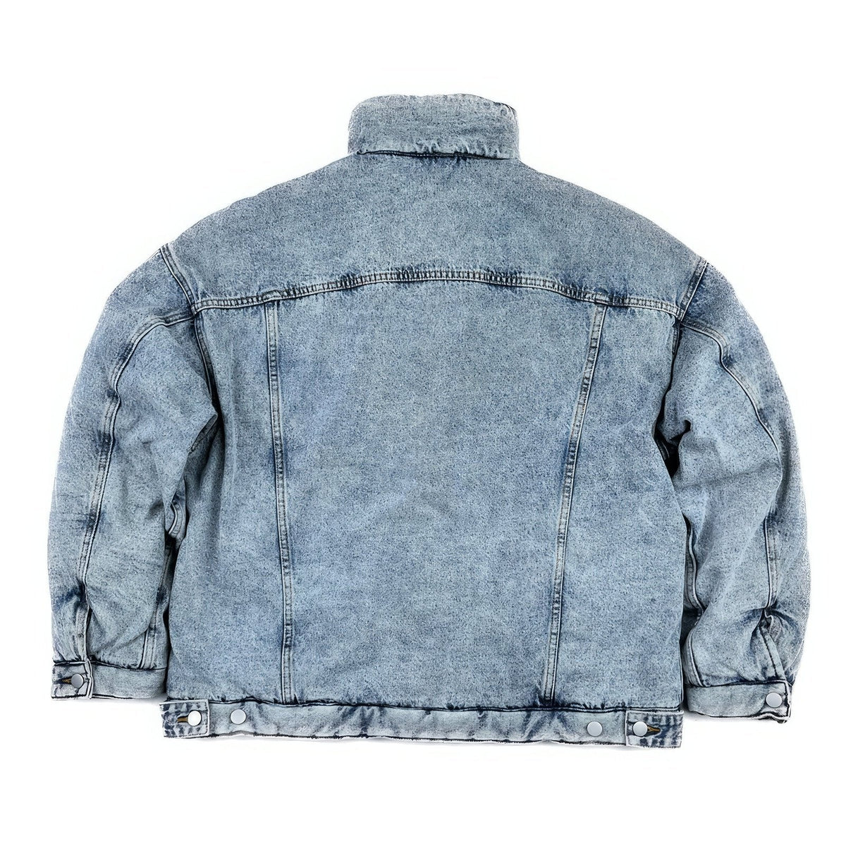 Distressed Oversized Denim Detroit Jacket - IMG