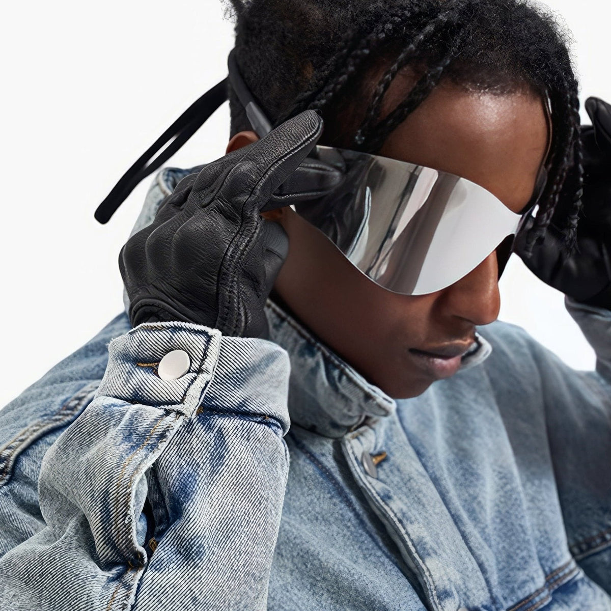 Distressed Oversized Denim Detroit Jacket - IMG