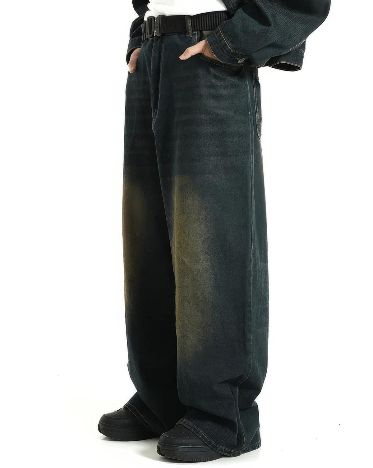Extra Baggy Washed Retro Jeans - IMG