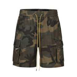 Loose Camouflage Cargo Shorts - IMG