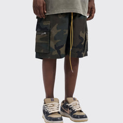 Loose Camouflage Cargo Shorts - IMG