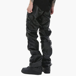 Loose Leather Streetwear Pants - IMG