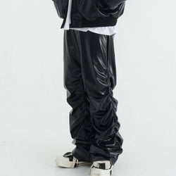 Loose Leather Streetwear Pants - IMG