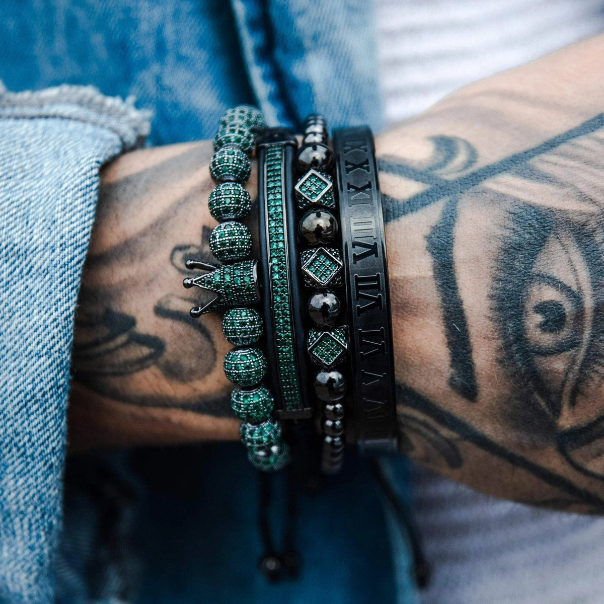 Macrame Beads Crown Bracelets - IMG