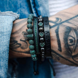 Macrame Beads Crown Bracelets - IMG