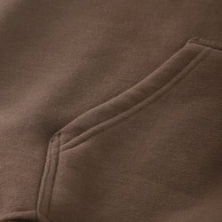 Oversized Solid Fleece Pullover Hoodie - IMG