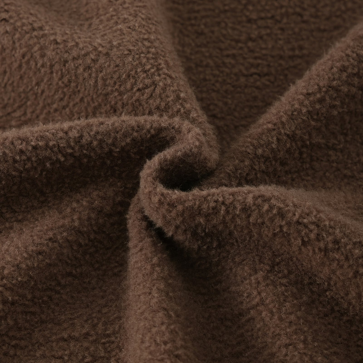 Oversized Solid Fleece Pullover Hoodie - IMG